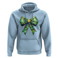 Funny Christmas Coquette Hoodie Green Xmas Tree Bow