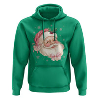 Christmas Coquette Pink Santa Bow Hoodie