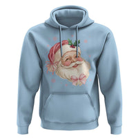 Christmas Coquette Pink Santa Bow Hoodie