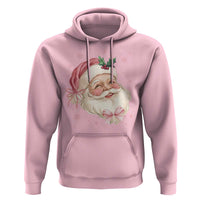 Christmas Coquette Pink Santa Bow Hoodie