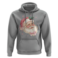 Christmas Coquette Pink Santa Bow Hoodie