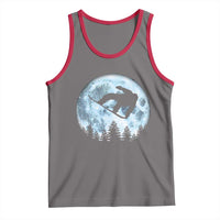 Snowboard Moon Snowboarding Winter Sports Tank Top - Wonder Print Shop