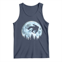 Snowboard Moon Snowboarding Winter Sports Tank Top - Wonder Print Shop