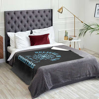 Believe In The Magic Of Christmas Throw Blanket Xmas Snowflake - Wonder Print Shop