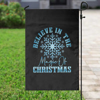 Believe In The Magic Of Christmas Garden Flag Xmas Snowflake - Wonder Print Shop