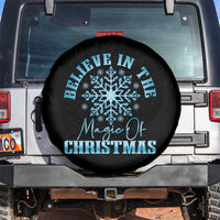 Believe In The Magic Of Christmas Spare Tire Cover Xmas Snowflake - Wonder Print Shop