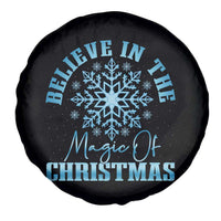 Believe In The Magic Of Christmas Spare Tire Cover Xmas Snowflake - Wonder Print Shop