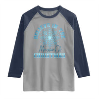 Believe In The Magic Of Christmas Raglan Shirt Xmas Snowflake - Wonder Print Shop