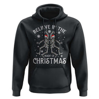 Funny Believe In The Magic Of Christmas Hoodie Xmas Skeleton - Wonder Print Shop