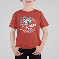 Nordic Christmas Krampus T Shirt For Kid Have The Christmas You Deserve Horror Xmas - Wonder Print Shop