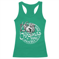 Nordic Christmas Krampus Racerback Tank Top Have The Christmas You Deserve Horror Xmas - Wonder Print Shop
