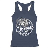 Nordic Christmas Krampus Racerback Tank Top Have The Christmas You Deserve Horror Xmas - Wonder Print Shop