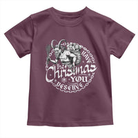 Nordic Christmas Krampus Toddler T Shirt Have The Christmas You Deserve Horror Xmas - Wonder Print Shop