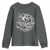 Nordic Christmas Krampus Youth Sweatshirt Have The Christmas You Deserve Horror Xmas - Wonder Print Shop
