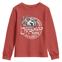 Nordic Christmas Krampus Youth Sweatshirt Have The Christmas You Deserve Horror Xmas - Wonder Print Shop