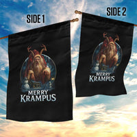 Christmas Krampus Garden Flag Merry Krampus Pagan Yule Nordic Xmas - Wonder Print Shop