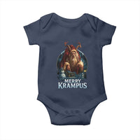 Christmas Krampus Baby Onesie Merry Krampus Pagan Yule Nordic Xmas - Wonder Print Shop