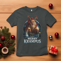 Christmas Krampus T Shirt Merry Krampus Pagan Yule Nordic Xmas - Wonder Print Shop