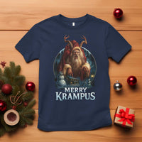 Christmas Krampus T Shirt Merry Krampus Pagan Yule Nordic Xmas - Wonder Print Shop