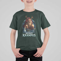 Christmas Krampus T Shirt For Kid Merry Krampus Pagan Yule Nordic Xmas - Wonder Print Shop