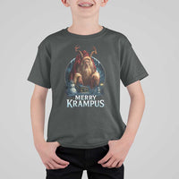 Christmas Krampus T Shirt For Kid Merry Krampus Pagan Yule Nordic Xmas - Wonder Print Shop
