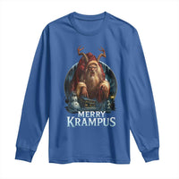 Christmas Krampus Long Sleeve Shirt Merry Krampus Pagan Yule Nordic Xmas - Wonder Print Shop
