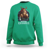 Christmas Krampus Sweatshirt Merry Krampus Pagan Yule Nordic Xmas - Wonder Print Shop