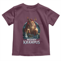 Christmas Krampus Toddler T Shirt Merry Krampus Pagan Yule Nordic Xmas - Wonder Print Shop