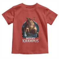 Christmas Krampus Toddler T Shirt Merry Krampus Pagan Yule Nordic Xmas - Wonder Print Shop