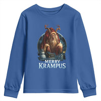 Christmas Krampus Youth Sweatshirt Merry Krampus Pagan Yule Nordic Xmas - Wonder Print Shop