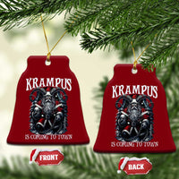 Nordic Christmas Krampus Ceramic Ornament Krampus Is Coming To Town Horror Holiday Xmas - Wonder Print Shop