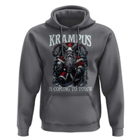 Nordic Christmas Krampus Hoodie Krampus Is Coming To Town Horror Holiday Xmas - Wonder Print Shop