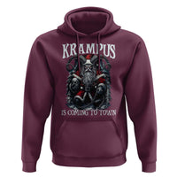 Nordic Christmas Krampus Hoodie Krampus Is Coming To Town Horror Holiday Xmas - Wonder Print Shop