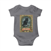 Nordic Christmas Cat Baby Onesie Jolakotturinn Yule Cat Icelandic - Wonder Print Shop
