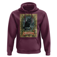 Nordic Christmas Cat Hoodie Jolakotturinn Yule Cat Icelandic - Wonder Print Shop