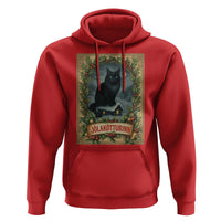 Nordic Christmas Cat Hoodie Jolakotturinn Yule Cat Icelandic - Wonder Print Shop