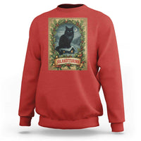 Nordic Christmas Cat Sweatshirt Jolakotturinn Yule Cat Icelandic - Wonder Print Shop