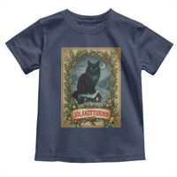 Nordic Christmas Cat Toddler T Shirt Jolakotturinn Yule Cat Icelandic - Wonder Print Shop