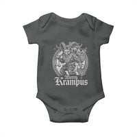 Christmas Krampus Baby Onesie Merry Krampus Norse Pagan Yule Horror Xmas - Wonder Print Shop
