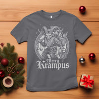 Christmas Krampus T Shirt Merry Krampus Norse Pagan Yule Horror Xmas - Wonder Print Shop