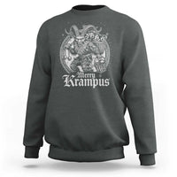 Christmas Krampus Sweatshirt Merry Krampus Norse Pagan Yule Horror Xmas - Wonder Print Shop