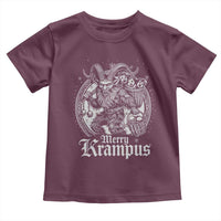Christmas Krampus Toddler T Shirt Merry Krampus Norse Pagan Yule Horror Xmas - Wonder Print Shop