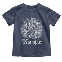 Christmas Krampus Toddler T Shirt Merry Krampus Norse Pagan Yule Horror Xmas - Wonder Print Shop