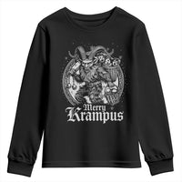 Christmas Krampus Youth Sweatshirt Merry Krampus Norse Pagan Yule Horror Xmas - Wonder Print Shop