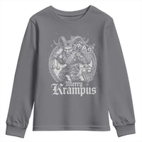 Christmas Krampus Youth Sweatshirt Merry Krampus Norse Pagan Yule Horror Xmas - Wonder Print Shop
