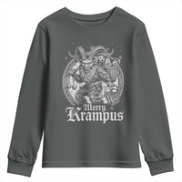 Christmas Krampus Youth Sweatshirt Merry Krampus Norse Pagan Yule Horror Xmas - Wonder Print Shop