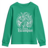 Christmas Krampus Youth Sweatshirt Merry Krampus Norse Pagan Yule Horror Xmas - Wonder Print Shop