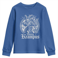 Christmas Krampus Youth Sweatshirt Merry Krampus Norse Pagan Yule Horror Xmas - Wonder Print Shop