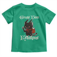 Christmas Krampus Cat Toddler T Shirt Gruss Vom Krampus Pagan Yule Xmas - Wonder Print Shop