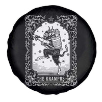Christmas Krampus Spare Tire Cover Pagan Yule Nordic Xmas Krampus Evil Tarot Card - Wonder Print Shop